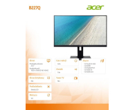 Acer B227QABMIPRX czarny - 651616 - zdjęcie 4
